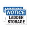 Signmission Ladder Storage, 5 in W x Rectangle, Vinyl Decal OS-2PACK-NS-D-35-L-13948 - alternate 1